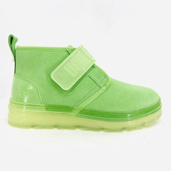 New! UGG Neumel Clear Chukka Parakeet Green Boots - Women's Size 7