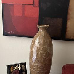 Vase / Flowers / Vintage Tray