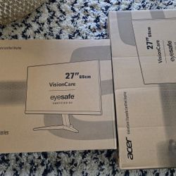 2x Acer Nitro KG2 27” Gaming Monitors – Brand New 🎮 $250 for Both