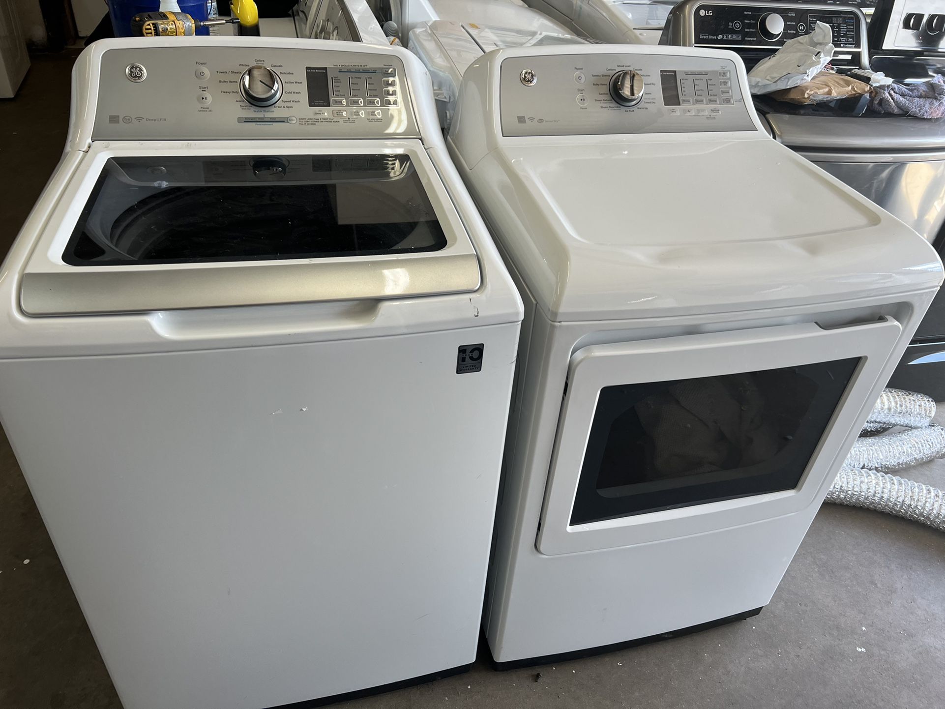 GE Washer And GE Electric Dryer Appliances
