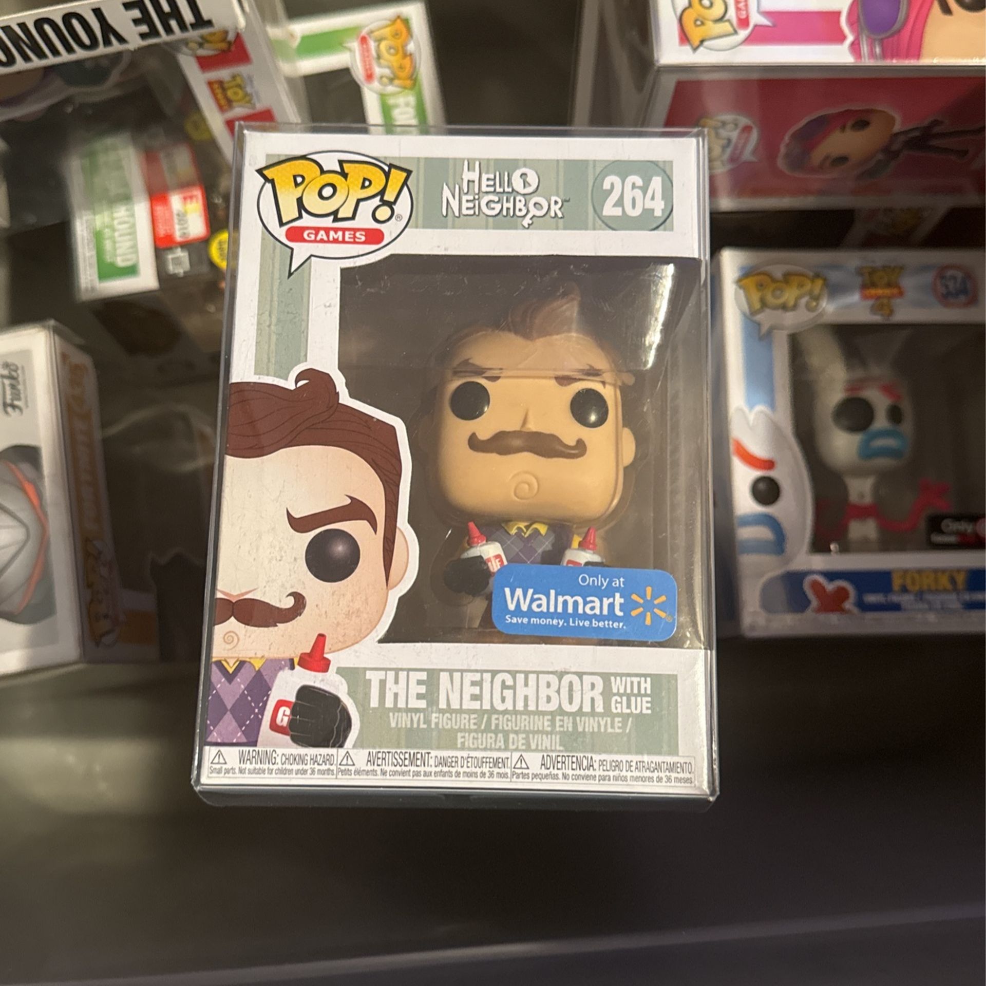 Funko Pop! Vinyl: Hello Neighbor - The Neighbor w/ Glue #264 - Walmart Exclusive