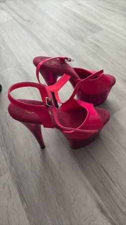 6" Pleaser Hot Pink Heels