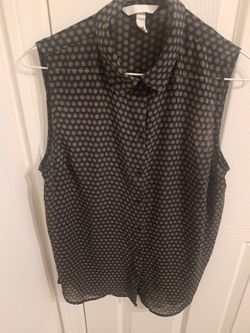 Navy Blue Blouse