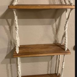 Macrame Wall Shelf