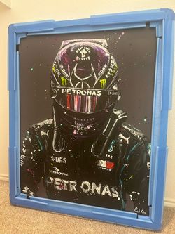 Paul Oz F1 Mercedes Petronas Racing Art Print