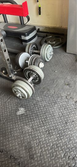 Adjustable Dumbbell Set with Extra Weight Plates