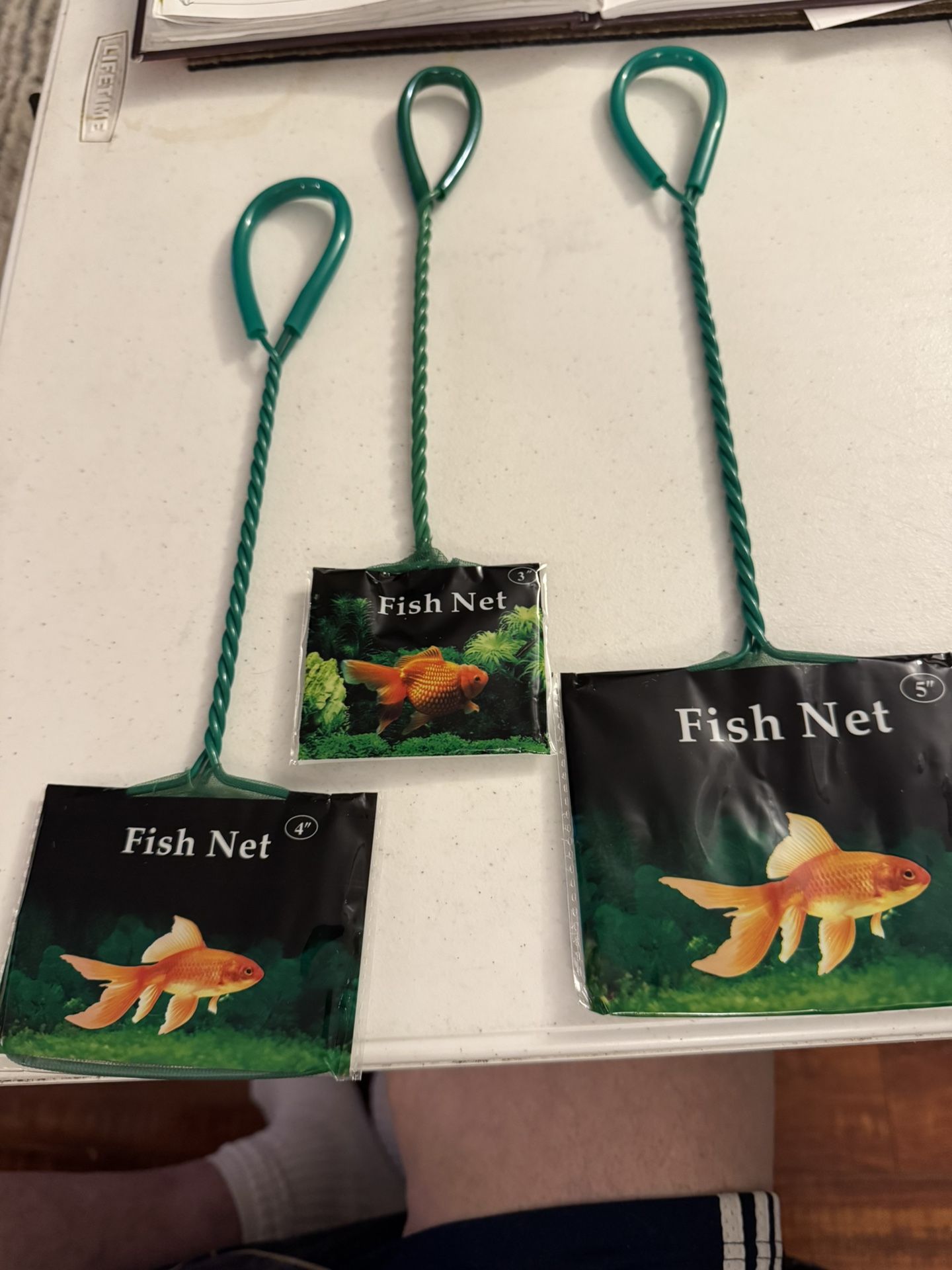 SET OF 3 NEW FISH NETS