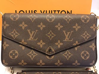 Louis Vuitton Monogram Canvas Felicie Chain Wallet M61276 : :  Bags, Wallets and Luggage