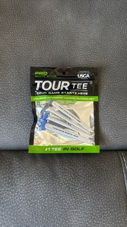 New Pro White Spine Tour Golf Tee