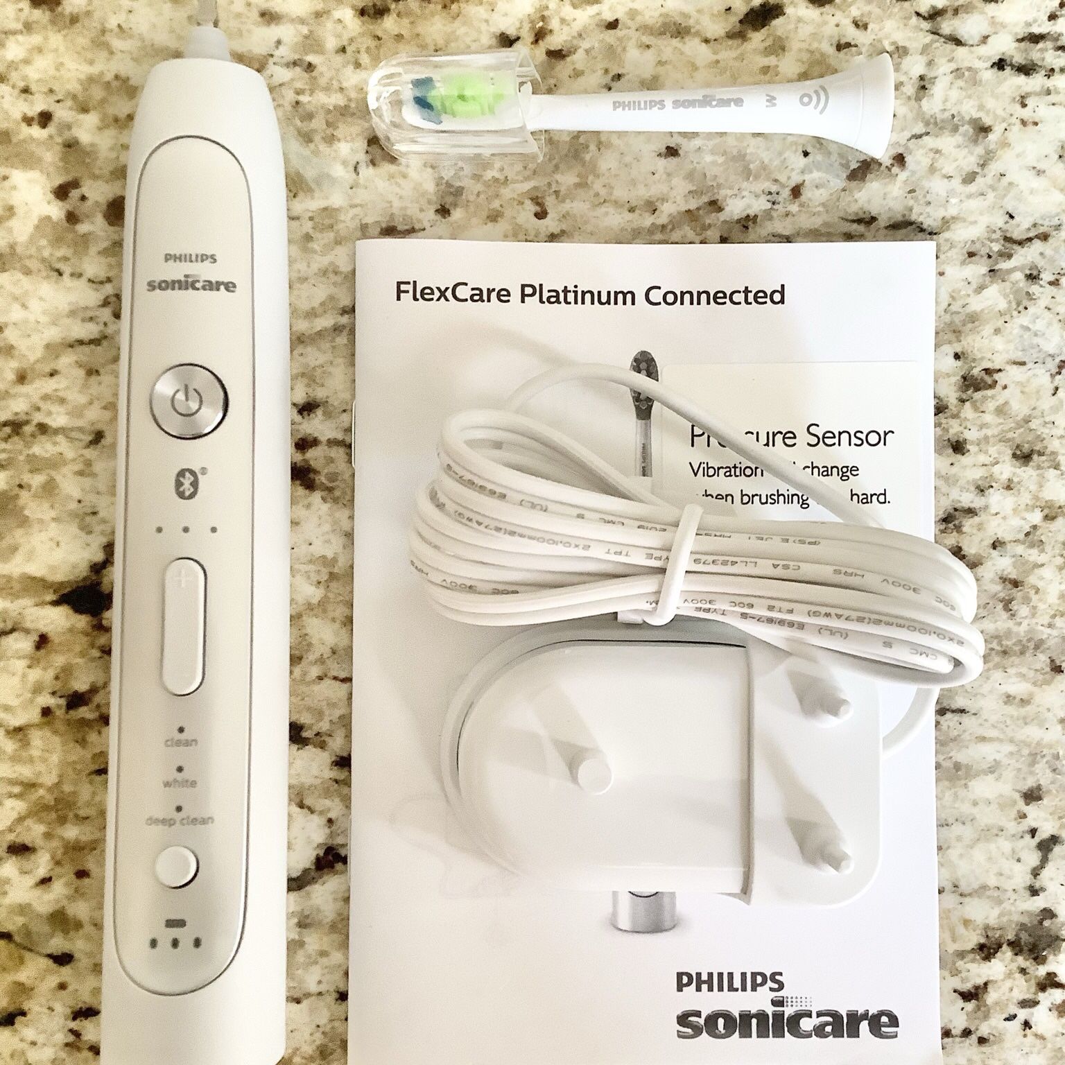 Philips Sonicare FlexCare Platinum HX9160 Electric Toothbrush Handle - 3 Speeds, Rechargeable, No Box