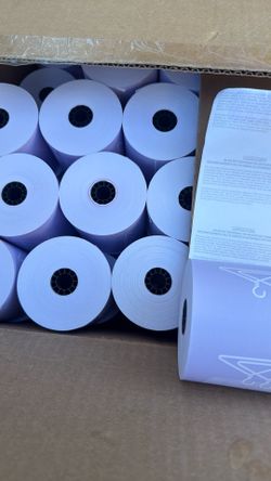 Thermal paper for laundry service