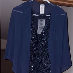 Navy Blue Formal Dress