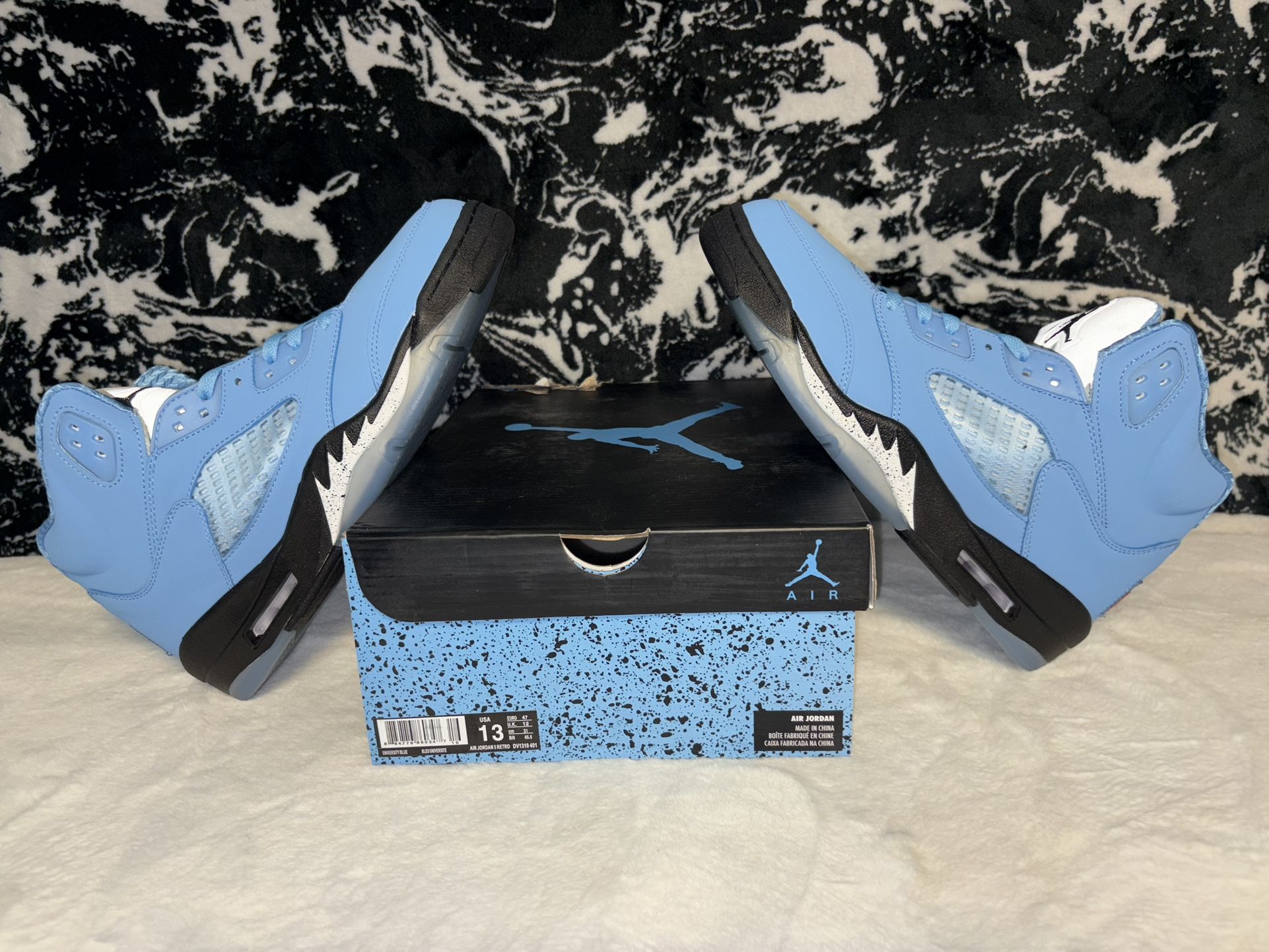 NEW Size 13 Jordan 5 Retro UNC University Blue DV1310-401