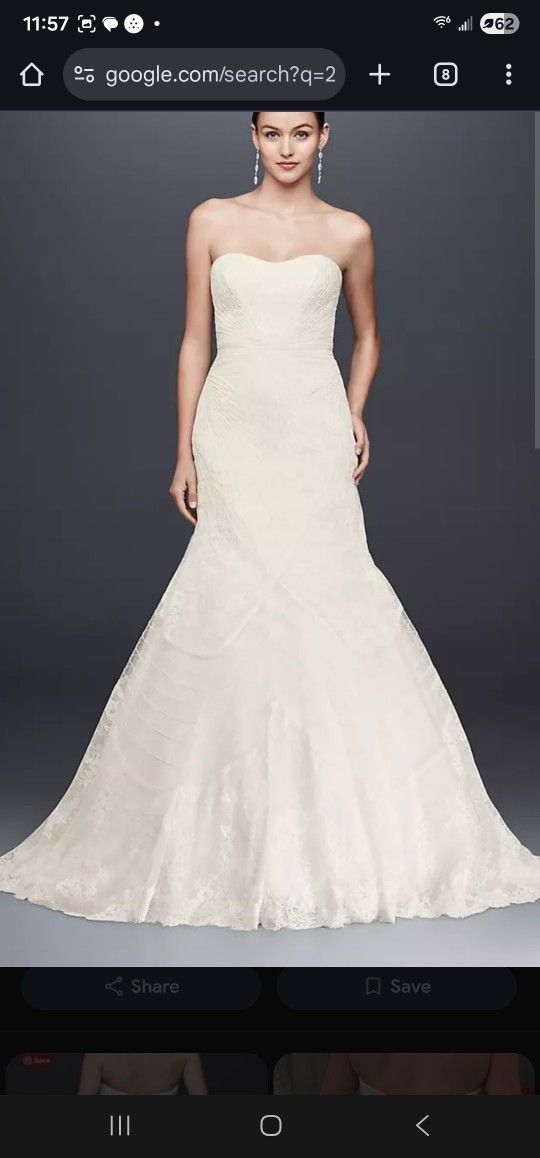 Zac Posen Geometric Corded A-Line Wedding Dress