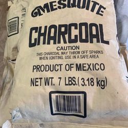 7 pounds bag of mesquite Charcoal