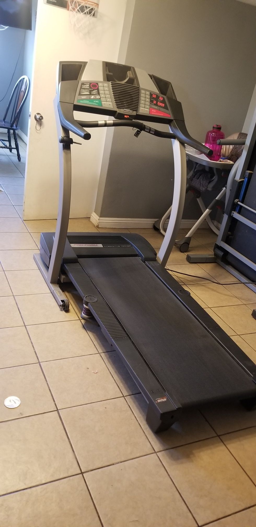 Proform treadmill has incline and decline works great asking 450 firm