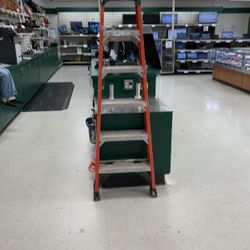 A Frame Ladder 6 Foot Orange