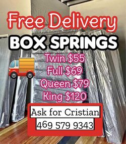 Box Springs Twin box Full box Queen box King box Bases para colchon Box spring