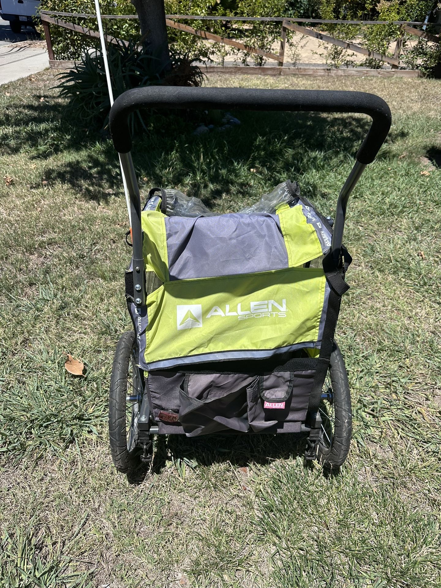 Allen Sports Deluxe 2-Child Bicycle Trailer & Stroller