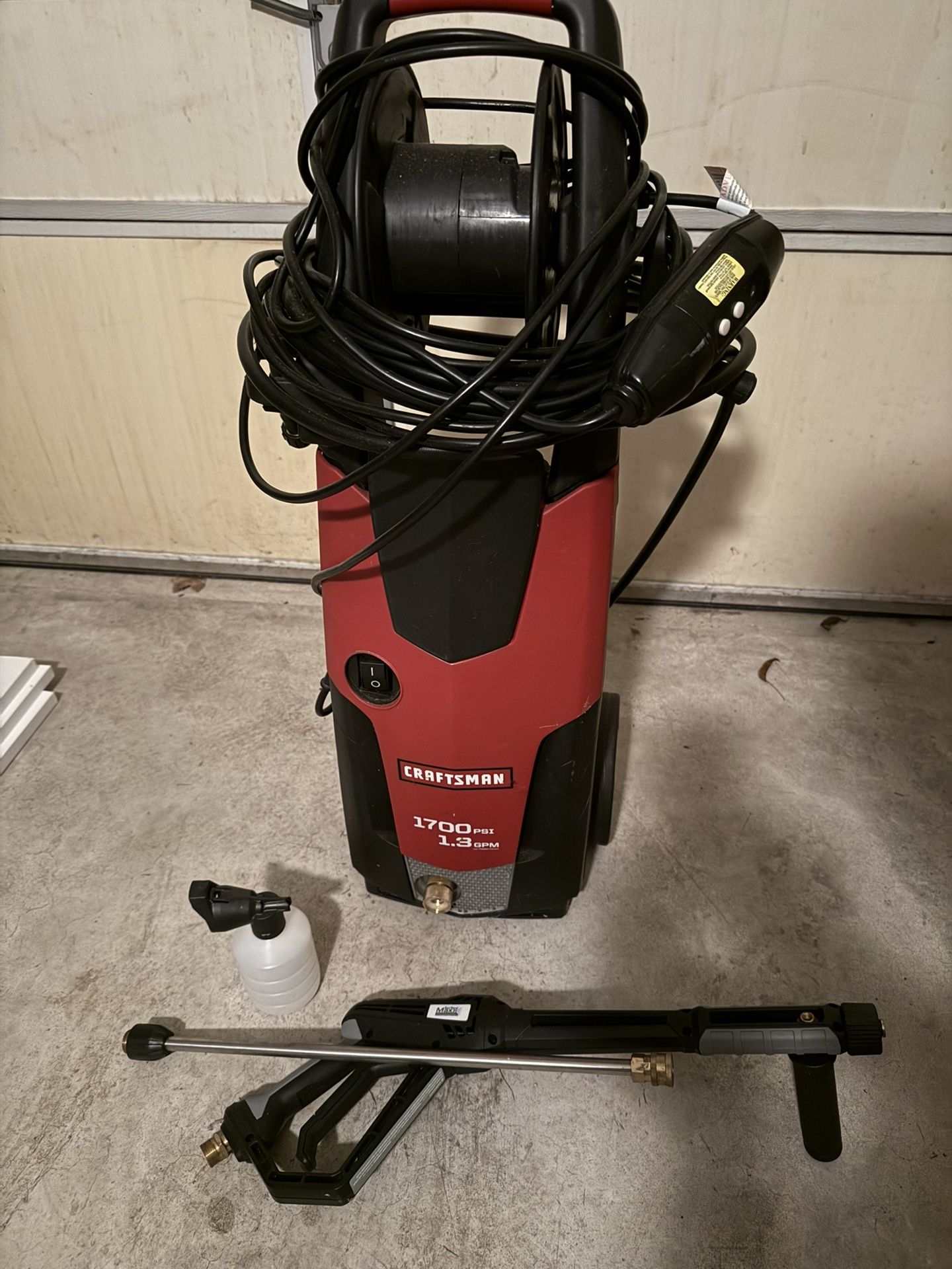 Craftsman 1700 Psi Power Washer