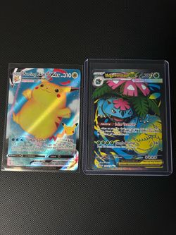 Surfing pikachu vmax&mega venusaur ex
