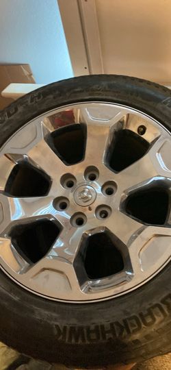 Dodge ram wheels and tires 275/55r20