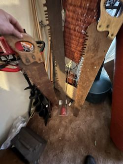 Vintage Saws And Baskets