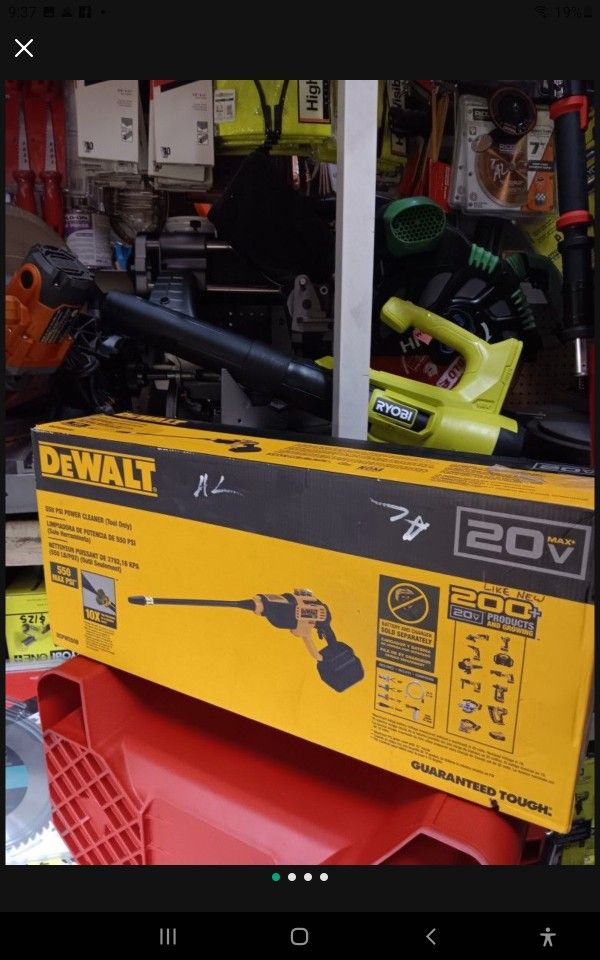 DeWalt 20V Max 550PSI Power Cleaner Tool-Only. 