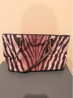Coach Zebra Print Tote Bag