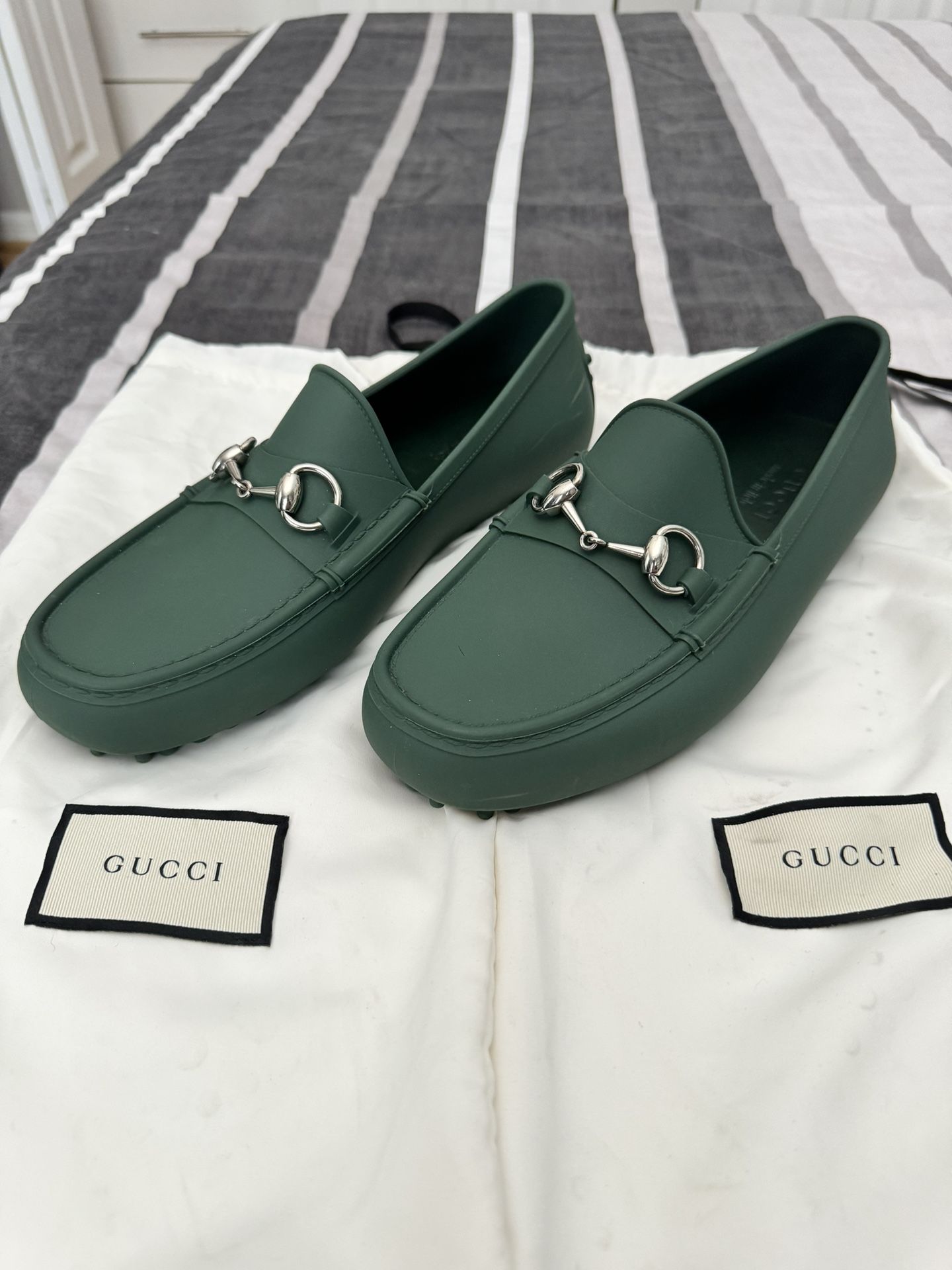 Authentic GUCCI Rubber Loafers