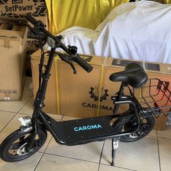 FOLDING ELECTRIC SCOOTER PEAK 800W-SPEED 20MPH-RANGE 28MILES-BRAKE LIGHTS-BASKET  Specifics:  Rear Basket: Yes Motor: 500W(Peak 819W) Battery: 48V Max