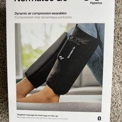 Normatec Go Dynamic Air Compression Wearables Calf Therapy Sleeves Hyperice, TSA Approved, New In Box
