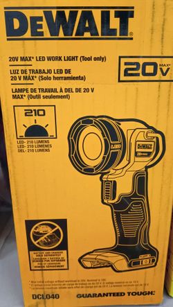 DeWalt 20V MAX LED Work Light DCL040