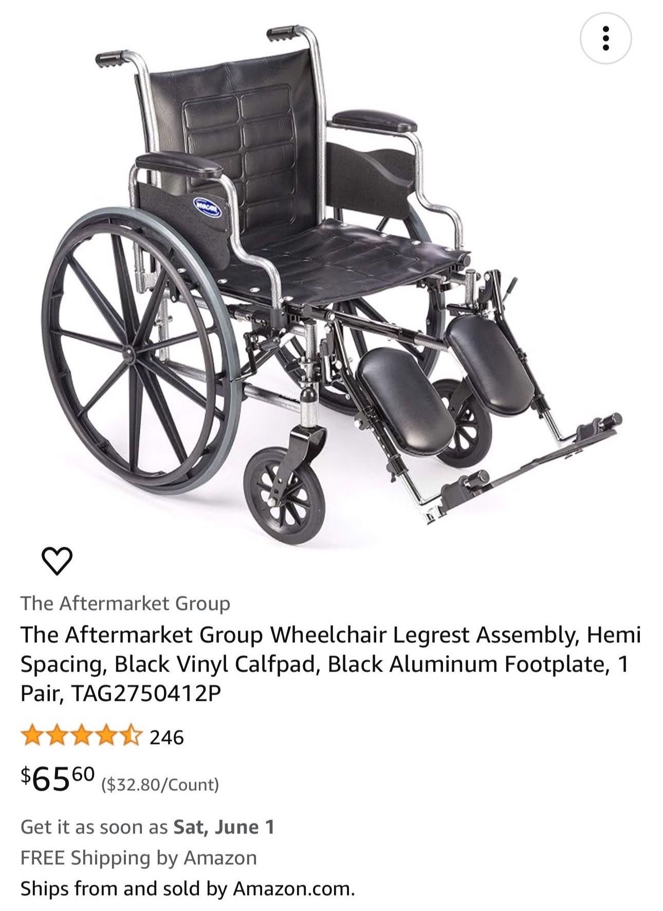Wheelchair Legrest Assembly