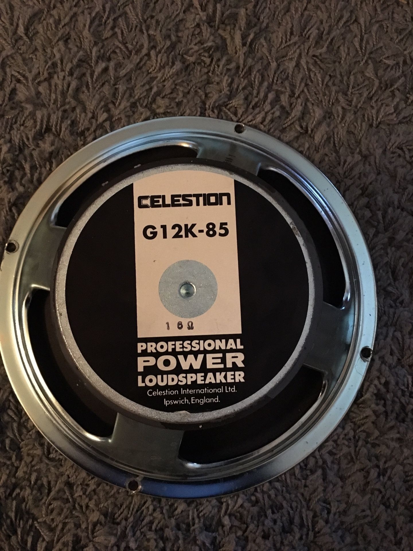 Only ONE left!!! Celestion G12K85 Made In England $80