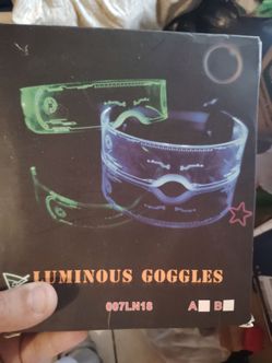 Luminous glasses