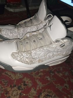Mens Air Jordan DUB ZERO 'WHITE COOL GREY' s