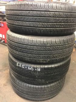 225/60/18 mount and balance included