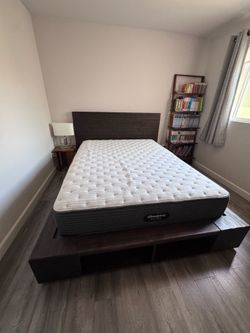 McKinney Queen Bed Frame and Mattress
