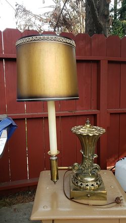 Antique table lamp.