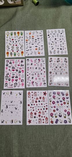 Cute halloween nail art stickers