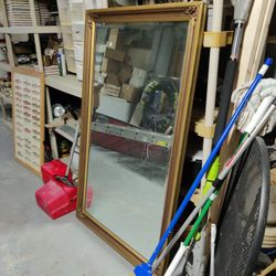 HUGE HOLLYWOOD REGENCY WALL MIRROR