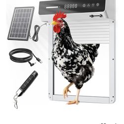 Automatic Chicken Coop Door Solar, Battery Powered