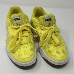 Puma SpongeBob SquarePants Yellow Shoes Rare Collab Gum Sole