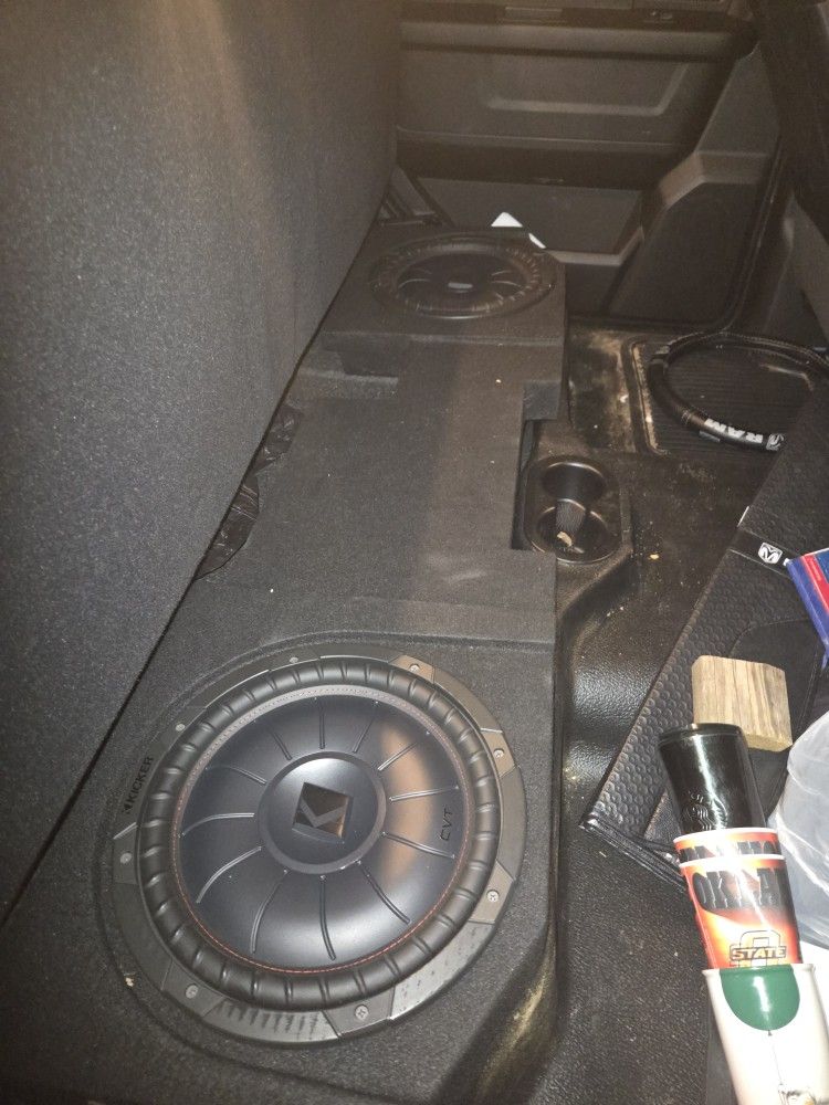 2 Kicker Comp Vt 12 In 2024 Ram Truck Box