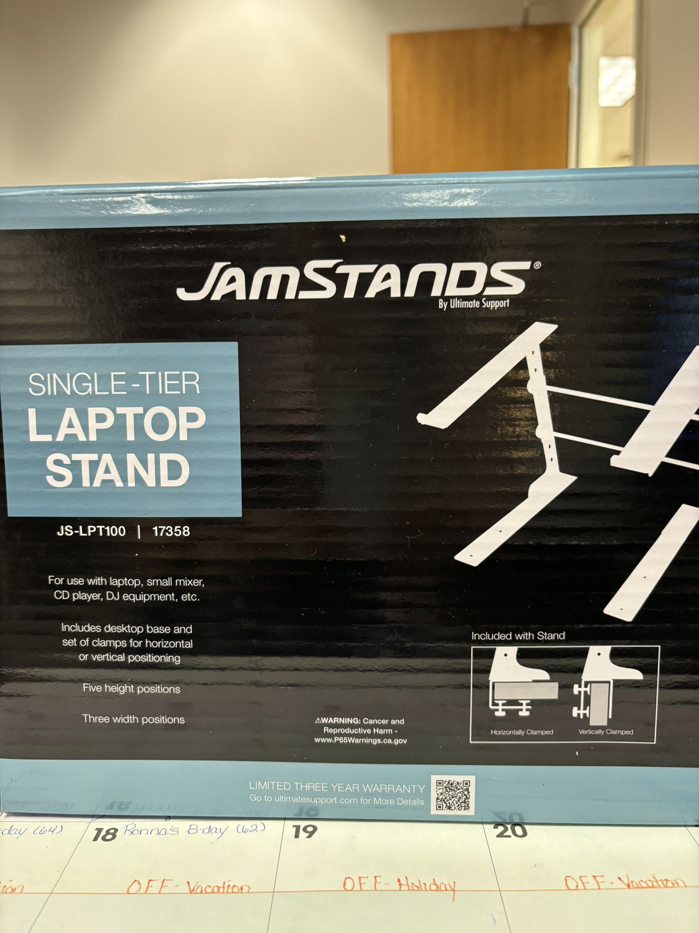 Jamstands Single-Tier Laptop Stand