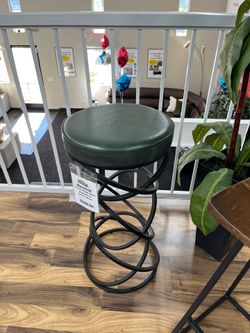 Genuine Leather Barstool