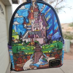 NWT Beauty & the Beast Disney Loungefly backpack