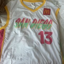 Exclusive Game Day Padres Basketball Style Jersey Sealed 