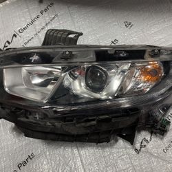 2018 Honda Civic Left Headlight 